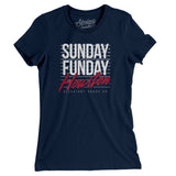Sunday Funday Houston Women's T-Shirt-Allegiant Goods Co. Vintage Sports Apparel
