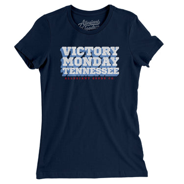 Victory Monday Tennessee Women's T-Shirt-Allegiant Goods Co. Vintage Sports Apparel