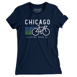 Chicago Cycling Women's T-Shirt-Allegiant Goods Co. Vintage Sports Apparel