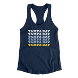 Tampa Bay Repeat Women's Racerback Tank-Allegiant Goods Co. Vintage Sports Apparel