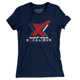 Excalibur Chicago Women's T-Shirt-Midnight Navy-Allegiant Goods Co. Vintage Sports Apparel