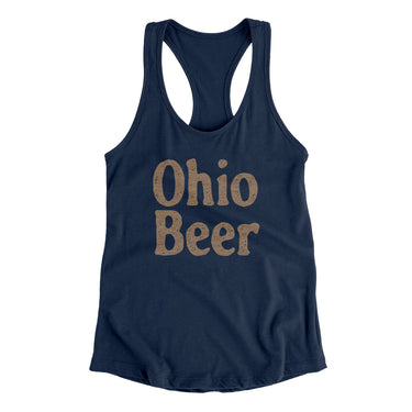 Ohio Beer Women's Racerback Tank-Allegiant Goods Co. Vintage Sports Apparel