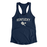 Kentucky Pickleball Women's Racerback Tank-Midnight Navy-Allegiant Goods Co. Vintage Sports Apparel