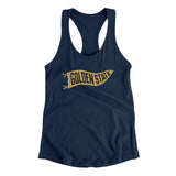 Golden State Pennant Women's Racerback Tank-Allegiant Goods Co. Vintage Sports Apparel