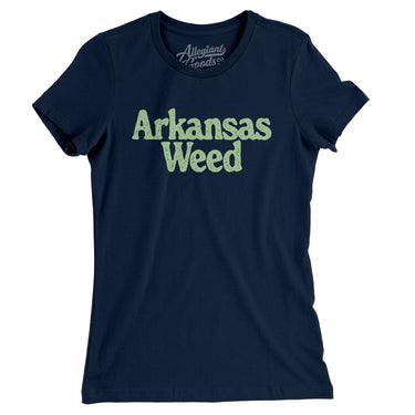 Arkansas Weed Women's T-Shirt-Allegiant Goods Co. Vintage Sports Apparel