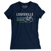 Louisville Cycling Women's T-Shirt-Midnight Navy-Allegiant Goods Co. Vintage Sports Apparel