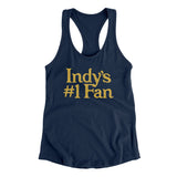 Indy's Number 1 Fan Women's Racerback Tank-Allegiant Goods Co. Vintage Sports Apparel