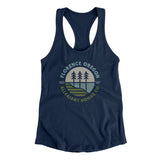 Florence Oregon Retro Badge Women's Racerback Tank-Allegiant Goods Co. Vintage Sports Apparel