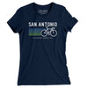 San Antonio Cycling Women's T-Shirt-Midnight Navy-Allegiant Goods Co. Vintage Sports Apparel