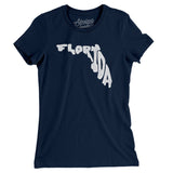 Florida State Shape Text Women's T-Shirt-Allegiant Goods Co. Vintage Sports Apparel