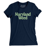 Maryland Weed Women's T-Shirt-Allegiant Goods Co. Vintage Sports Apparel