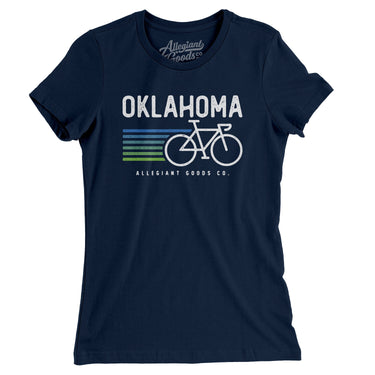 Oklahoma Cycling Women's T-Shirt-Allegiant Goods Co. Vintage Sports Apparel