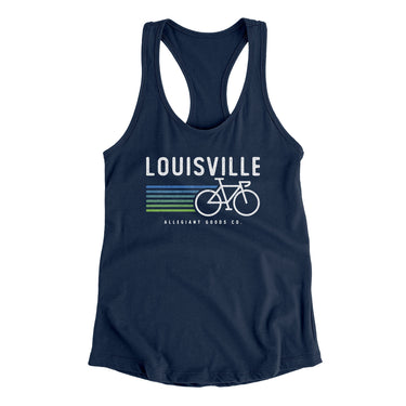 Louisville Cycling Women's Racerback Tank-Allegiant Goods Co. Vintage Sports Apparel