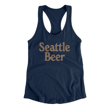 Seattle Beer Women's Racerback Tank-Allegiant Goods Co. Vintage Sports Apparel