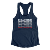 Los Angeles Repeat Women's Racerback Tank-Allegiant Goods Co. Vintage Sports Apparel