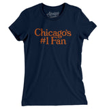 Chicago's Number 1 Fan Women's T-Shirt-Allegiant Goods Co. Vintage Sports Apparel