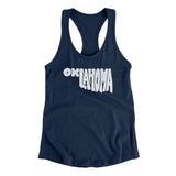 Oklahoma State Shape Text Women's Racerback Tank-Allegiant Goods Co. Vintage Sports Apparel