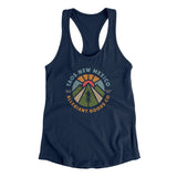 Taos New Mexico Retro Badge Women's Racerback Tank-Allegiant Goods Co. Vintage Sports Apparel