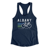 Albany Cycling Women's Racerback Tank-Allegiant Goods Co. Vintage Sports Apparel
