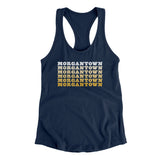 Morgantown Repeat Women's Racerback Tank-Allegiant Goods Co. Vintage Sports Apparel