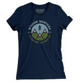 Wisdom Montana Retro Badge Women's T-Shirt-Allegiant Goods Co. Vintage Sports Apparel