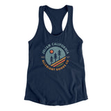 Julian California Retro Badge Women's Racerback Tank-Allegiant Goods Co. Vintage Sports Apparel