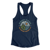 Seward Alaska Retro Badge Women's Racerback Tank-Allegiant Goods Co. Vintage Sports Apparel