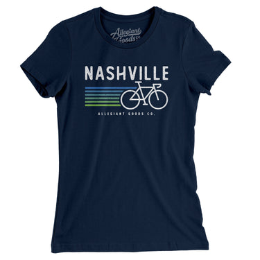Nashville Cycling Women's T-Shirt-Allegiant Goods Co. Vintage Sports Apparel