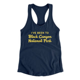 I've Been To Black Canyon National Park Women's Racerback Tank-Allegiant Goods Co. Vintage Sports Apparel