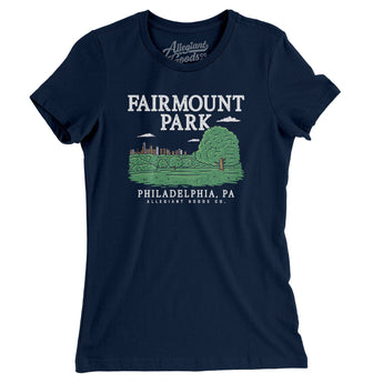 Fairmount Park Women's T-Shirt-Allegiant Goods Co. Vintage Sports Apparel