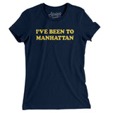 I've Been To Manhattan Women's T-Shirt-Midnight Navy-Allegiant Goods Co. Vintage Sports Apparel