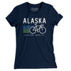 Alaska Cycling Women's T-Shirt-Midnight Navy-Allegiant Goods Co. Vintage Sports Apparel