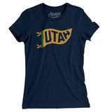 Utah Pennant Women's T-Shirt-Allegiant Goods Co. Vintage Sports Apparel