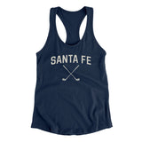 Santa Fe Golf Women's Racerback Tank-Midnight Navy-Allegiant Goods Co. Vintage Sports Apparel