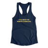 I've Been To North Carolina Women's Racerback Tank-Midnight Navy-Allegiant Goods Co. Vintage Sports Apparel