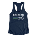 Mississippi Cycling Women's Racerback Tank-Allegiant Goods Co. Vintage Sports Apparel