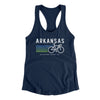 Arkansas Cycling Women's Racerback Tank-Midnight Navy-Allegiant Goods Co. Vintage Sports Apparel