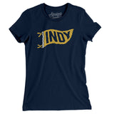 Indy Pennant Women's T-Shirt-Allegiant Goods Co. Vintage Sports Apparel