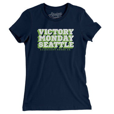 Victory Monday Seattle Women's T-Shirt-Allegiant Goods Co. Vintage Sports Apparel