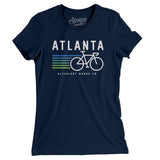 Atlanta Cycling Women's T-Shirt-Midnight Navy-Allegiant Goods Co. Vintage Sports Apparel