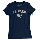 El Paso Pickleball Women's T-Shirt-Midnight Navy-Allegiant Goods Co. Vintage Sports Apparel