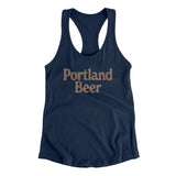 Portland Beer Women's Racerback Tank-Allegiant Goods Co. Vintage Sports Apparel