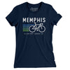 Memphis Cycling Women's T-Shirt-Midnight Navy-Allegiant Goods Co. Vintage Sports Apparel