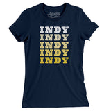 Indy Repeat Women's T-Shirt-Allegiant Goods Co. Vintage Sports Apparel