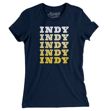 Indy Repeat Women's T-Shirt-Allegiant Goods Co. Vintage Sports Apparel