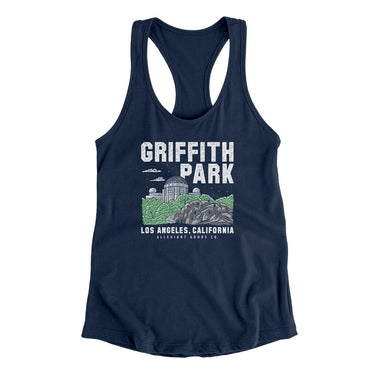 Griffith Park Women's Racerback Tank-Allegiant Goods Co. Vintage Sports Apparel