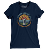 Arcata California Retro Badge Women's T-Shirt-Midnight Navy-Allegiant Goods Co. Vintage Sports Apparel