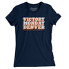 Victory Monday Denver Women's T-Shirt-Midnight Navy-Allegiant Goods Co. Vintage Sports Apparel