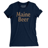 Maine Beer Women's T-Shirt-Midnight Navy-Allegiant Goods Co. Vintage Sports Apparel