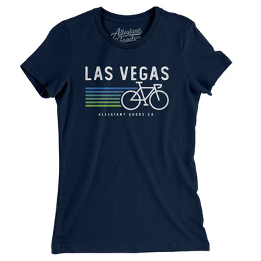 Las Vegas Cycling Women's T-Shirt-Allegiant Goods Co. Vintage Sports Apparel